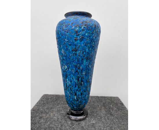 Cased glass vase.Murano.     