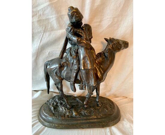 Bronzo di cosacco a cavallo