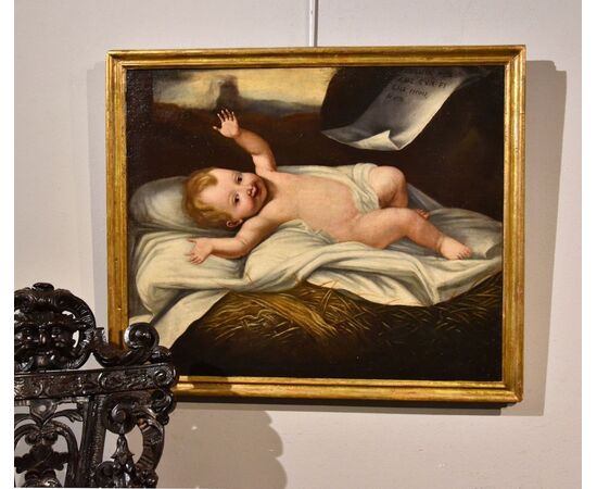 Baby Jesus, Lombard Painter active in the 17th century