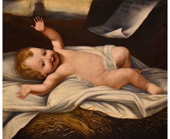 Baby Jesus, Lombard Painter active in the 17th century