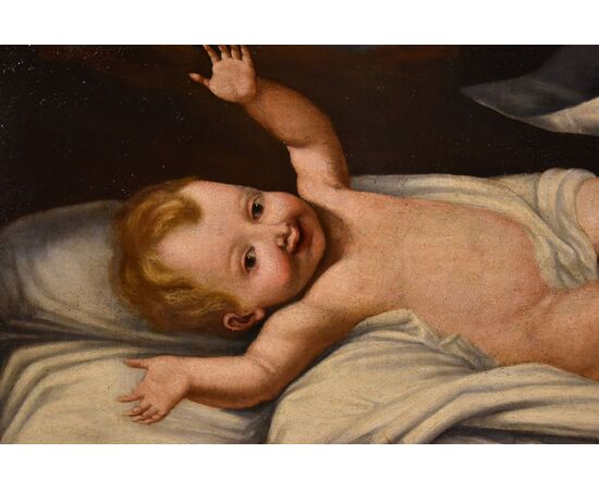 Baby Jesus, Lombard Painter active in the 17th century