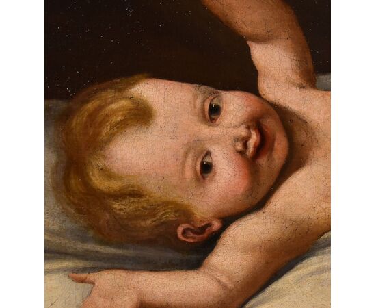 Baby Jesus, Lombard Painter active in the 17th century