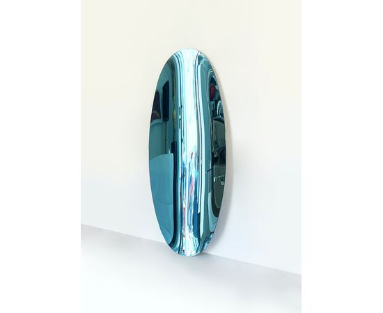 Specchio blu concavo - Contemporaneo