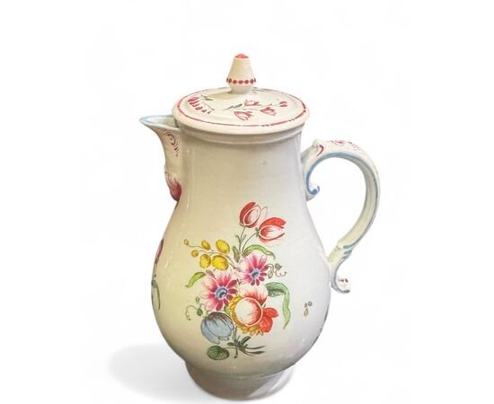 SMALL COFFEE POT DOCCIA GINORI MANUFACTURE - 19th century