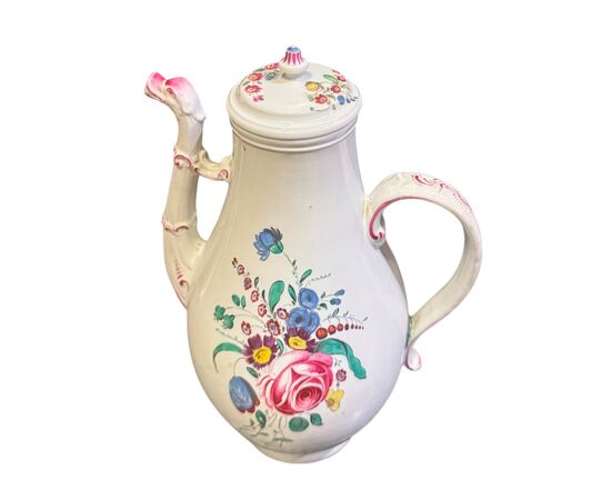 GINORI MANUFACTURE 'DOCCIA' COFFEE POT - 18th century