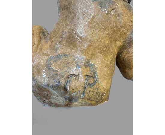 Terracotta sculpture "G. Picano"