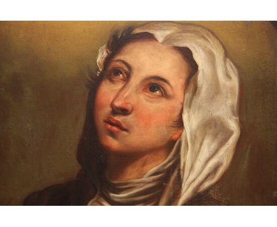 Italian oil on canvas from the 1800s inspired by Federico Barocci (1535 - 1612)