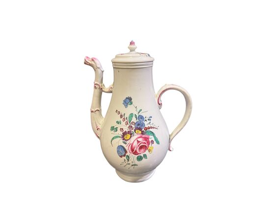 GINORI MANUFACTURE 'DOCCIA' COFFEE POT - 18th century