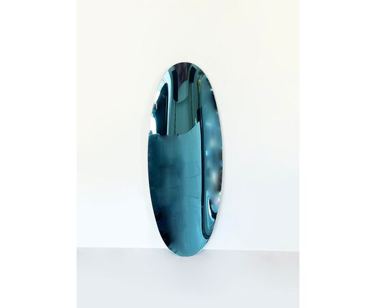 Specchio blu concavo - Contemporaneo