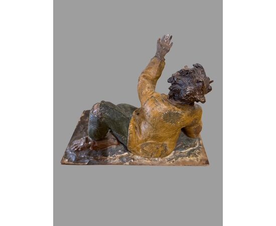 Terracotta sculpture "G. Picano"