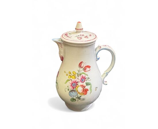 SMALL COFFEE POT DOCCIA GINORI MANUFACTURE - 19th century