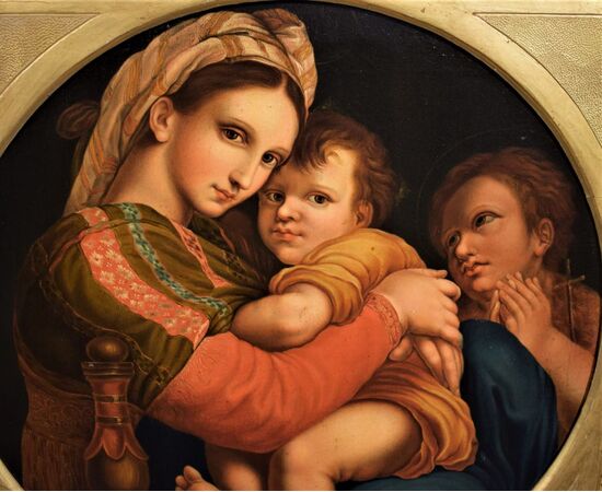 "Madonna della seggiola" da Raffaello