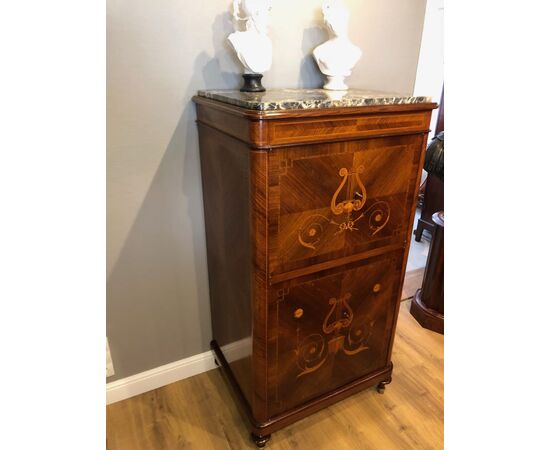 Mobile bar - faux trumeau, Louis XVI style