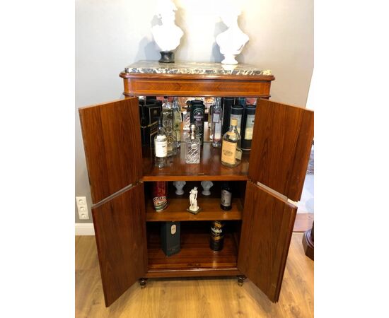 Mobile bar - faux trumeau, Louis XVI style