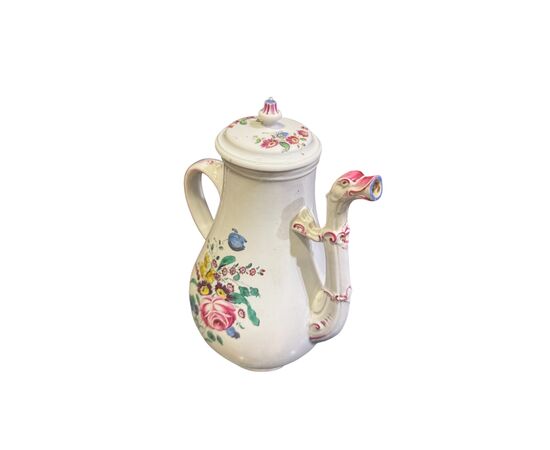 GINORI MANUFACTURE 'DOCCIA' COFFEE POT - 18th century
