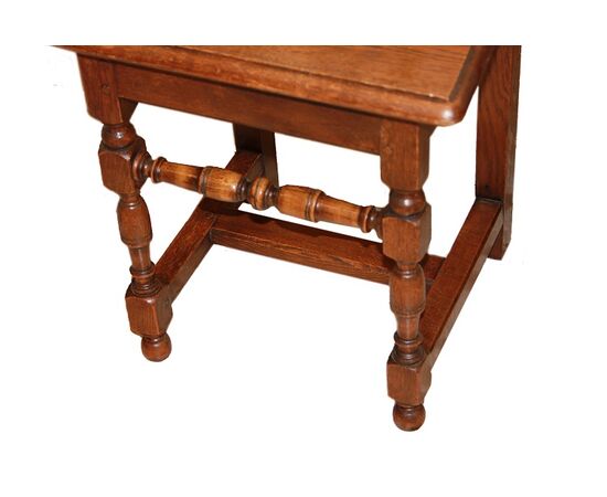 Set of 4 late 1800s French rustic chairs