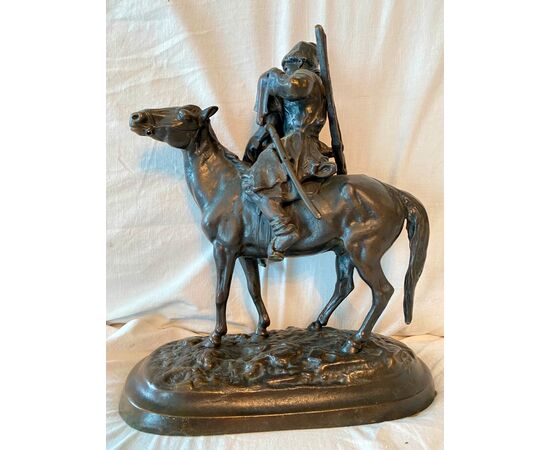 Bronzo di cosacco a cavallo