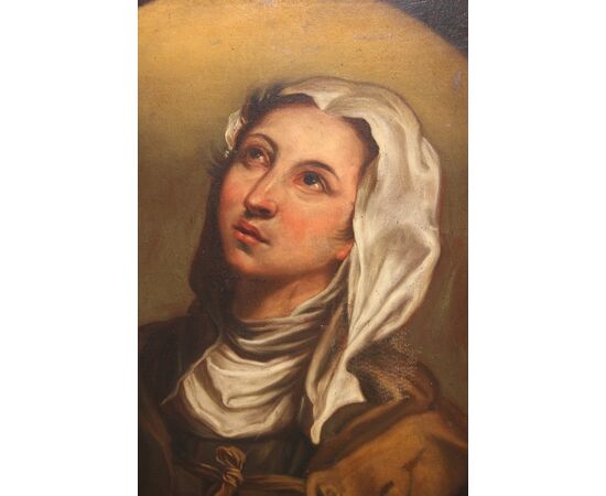 Italian oil on canvas from the 1800s inspired by Federico Barocci (1535 - 1612)