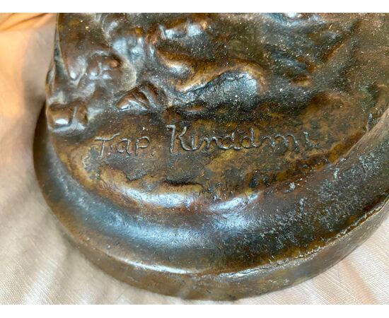 Bronzo di cosacco a cavallo