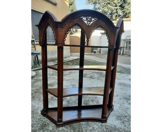 Neo-Gothic bookcase
