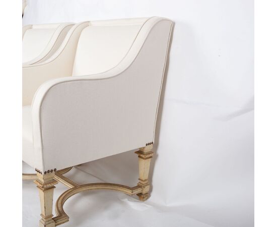 Beautiful pair of armchairs in Louis XVI style
