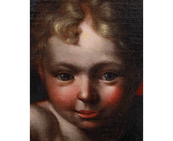 17th century, Bergamo school, Madonna with blessing Child