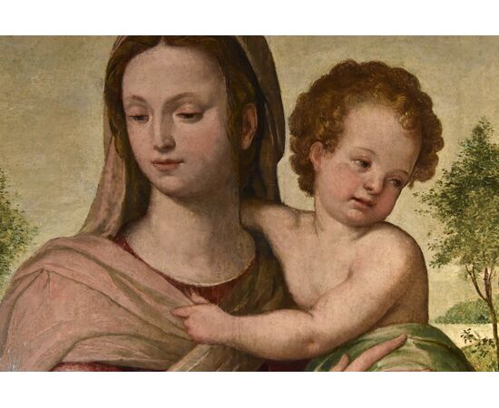 Madonna col Bambino, Scuola toscana (fiorentina) del XVI secolo