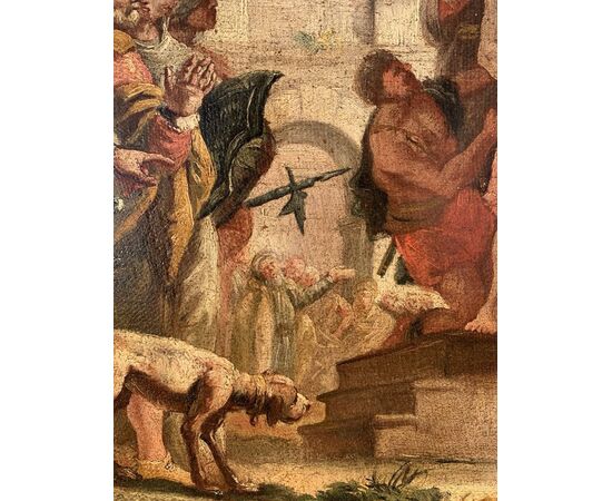 Pittore veneziano (XVIII sec.) - Cristo condotto a giudizio (bozzetto preparatorio).