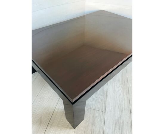 Coffee table 1950 - rosewood and lacquered wood
