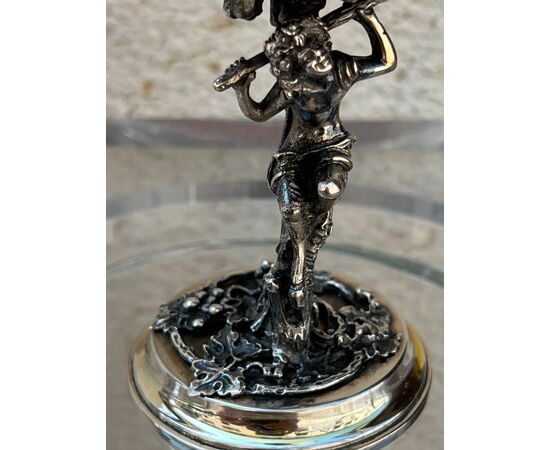 Coppa art nouveau in argento