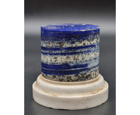 Lapis lazuli and marble display base – Italy, early 20th century