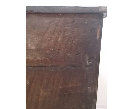 Louis XVI directoire inlaid chest of drawers in walnut and maple - chest of drawers - late 18th century / 1700s