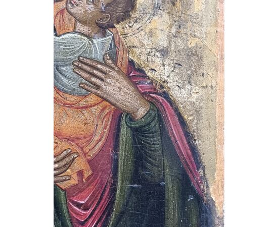 Madonna and Child – Veneto-Cretan School, late 16th century