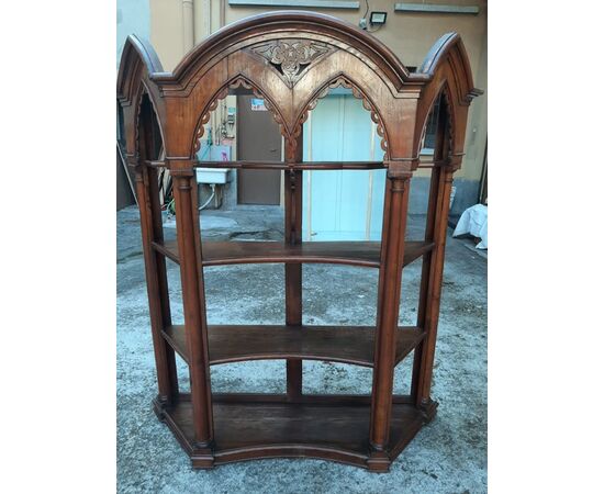 Neo-Gothic bookcase