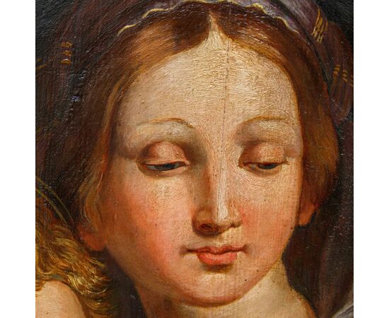 19th century, Madonna with child