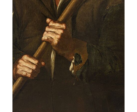 Neapolitan school, 17th century, Peasant with hoe
