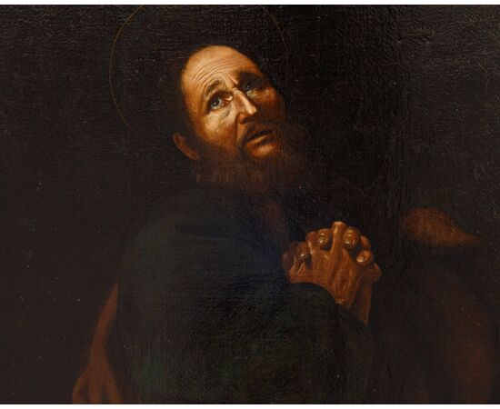 Neapolitan school, 17th century, Penitent Saint Peter
