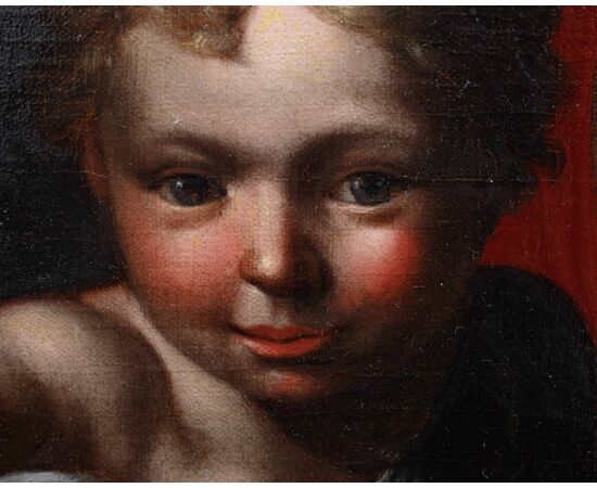 17th century, Bergamo school, Madonna with blessing Child
