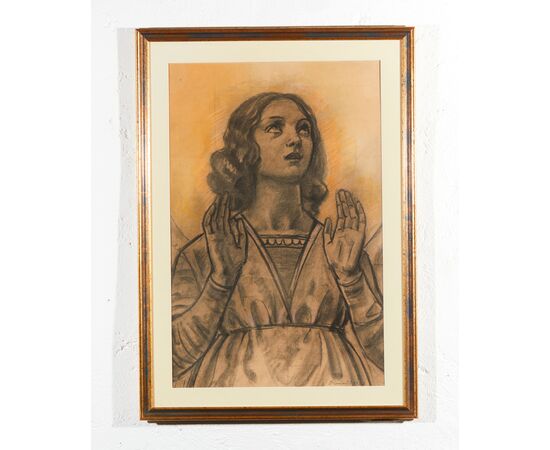 Eliodoro Coccoli (Brescia 1880 – 1974) - Angel, 1922