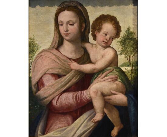Madonna col Bambino, Scuola toscana (fiorentina) del XVI secolo