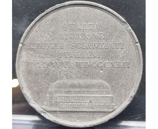 Nucleo di sei medaglie commemorative in pasta vulcanica o materiale simile, XIX secolo