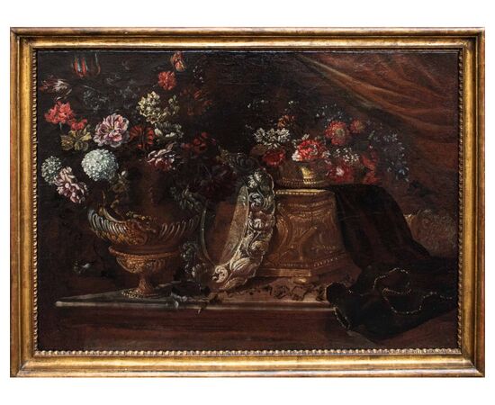 Roman school, 17th century, Still life