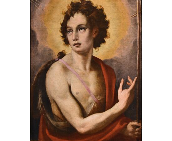Saint John the Baptist, Florentine painter 16th - 17th century