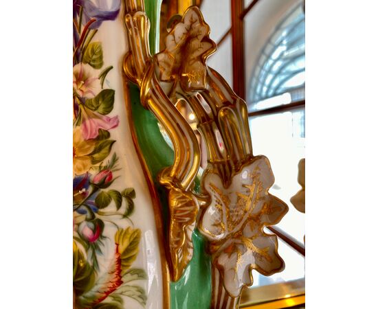 Coppia vasi in porcellana di Parigi, Napoleone III