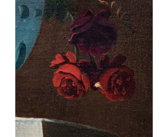 Francesco Lavagna (Napoli, 1684 – 1749), Natura morta con fiori