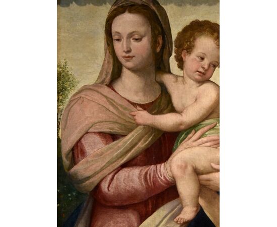 Madonna col Bambino, Scuola toscana (fiorentina) del XVI secolo