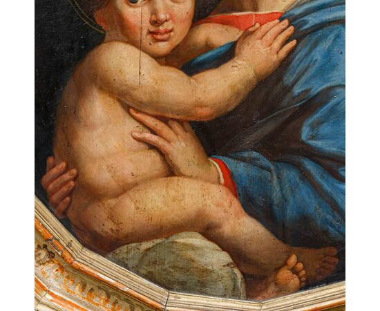 19th century, Madonna with child