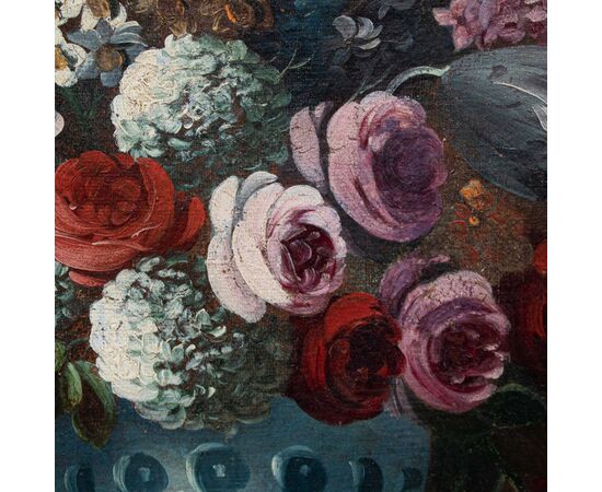 Francesco Lavagna (Napoli, 1684 – 1749), Natura morta con fiori