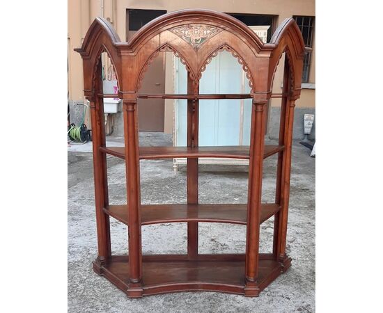 Neo-Gothic bookcase