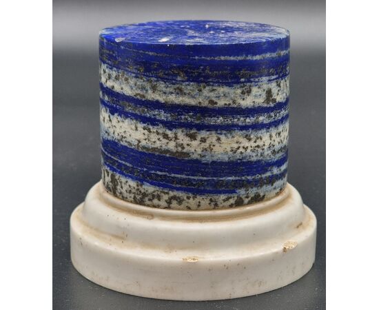 Lapis lazuli and marble display base – Italy, early 20th century